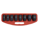 Impact Socket Set 8pc Deep 3/4"Sq Drive Metric | Pipe Manufacturers Ltd..