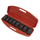 Impact Socket Set 8pc Deep 1"Sq Drive - Metric | Pipe Manufacturers Ltd..