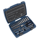 Socket Set 33pc 1/4"Sq Drive 6pt WallDrive¨ Metric | Pipe Manufacturers Ltd..