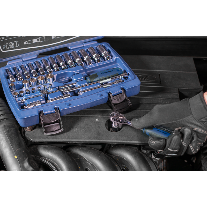 Socket Set 33pc 1/4"Sq Drive 6pt WallDrive¨ Metric | Pipe Manufacturers Ltd..