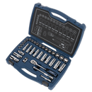 Socket Set 34pc 3/8"Sq Drive 6pt WallDrive¨ Metric | Pipe Manufacturers Ltd..