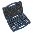 Socket Set 26pc 1/2"Sq Drive 6pt WallDrive¨ Metric | Pipe Manufacturers Ltd..