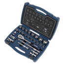 Socket Set 26pc 1/2"Sq Drive 6pt WallDrive¨ Metric | Pipe Manufacturers Ltd..
