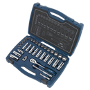 Socket Set 34pc 3/8"Sq Drive 12pt WallDrive¨ Metric | Pipe Manufacturers Ltd..