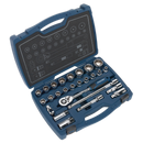 Socket Set 26pc 1/2"Sq Drive 12pt WallDrive¨ Metric | Pipe Manufacturers Ltd..