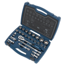 Socket Set 26pc 1/2"Sq Drive 12pt WallDrive¨ Metric | Pipe Manufacturers Ltd..