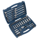 Socket & Spanner Set 46pc 3/8"Sq Drive WallDrive¨ Metric | Pipe Manufacturers Ltd..