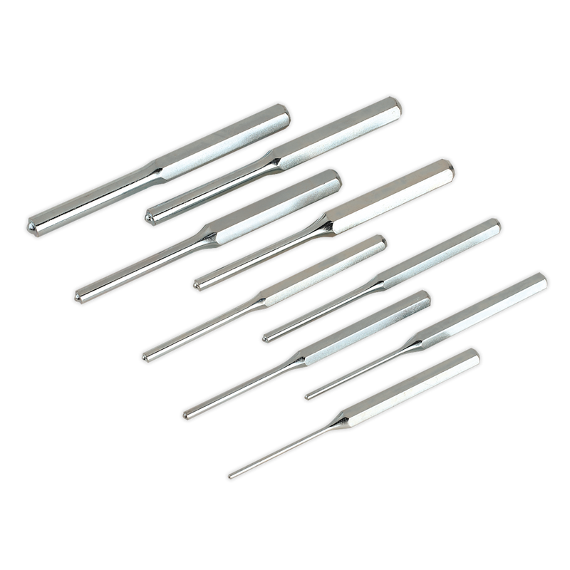 Roll Pin Punch Set 9pc 3-12mm Metric | Pipe Manufacturers Ltd..