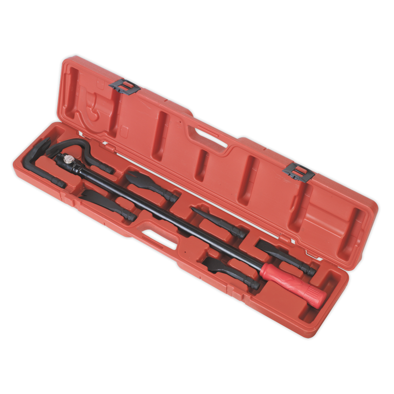 Prybar Kit 8pc Interchangeable Heads | Pipe Manufacturers Ltd..