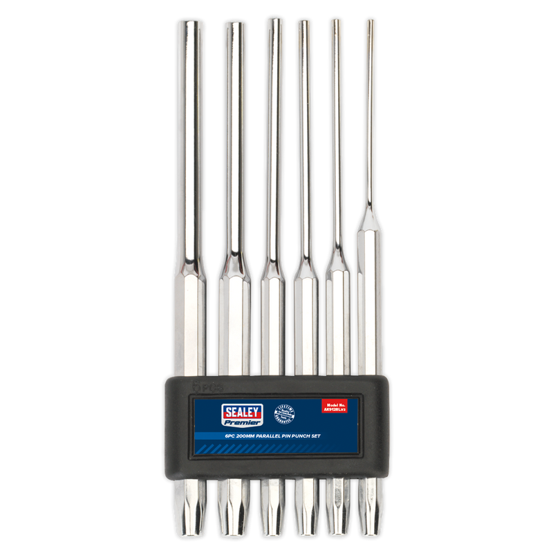 Parallel Pin Punch Set 6pc 200mm | Pipe Manufacturers Ltd..