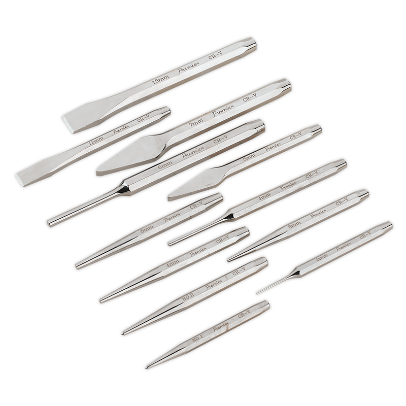 Punch & Chisel Set 12pc | Pipe Manufacturers Ltd..