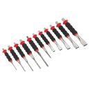 Sheathed Punch & Chisel Set 11pc | Pipe Manufacturers Ltd..