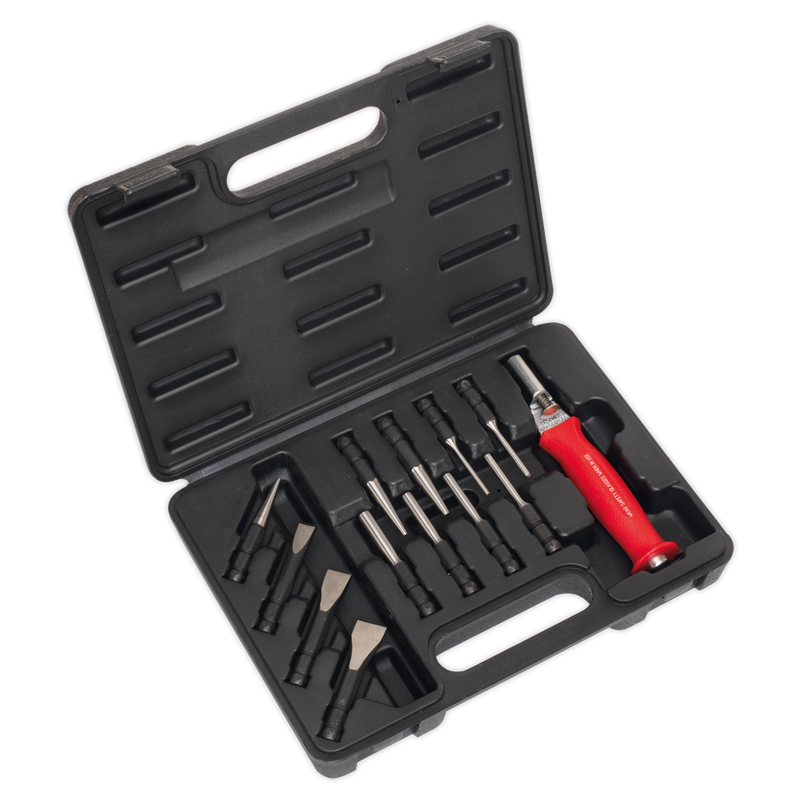 Interchangeable Punch & Chisel Set 13pc | Pipe Manufacturers Ltd..