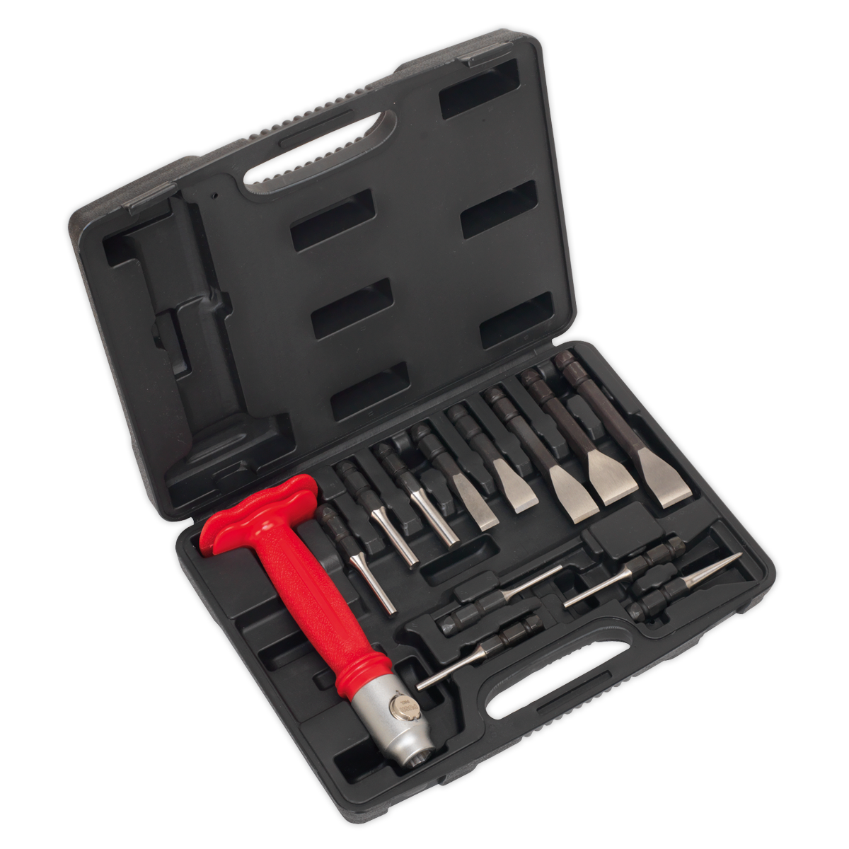 Interchangeable Punch & Chisel Set 13pc