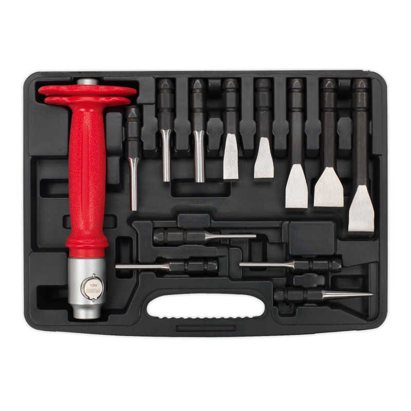 Interchangeable Punch & Chisel Set 13pc | Pipe Manufacturers Ltd..