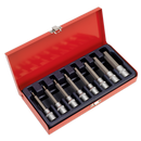 Hex Socket Bit Set 8pc 1/2"Sq Drive Metric | Pipe Manufacturers Ltd..