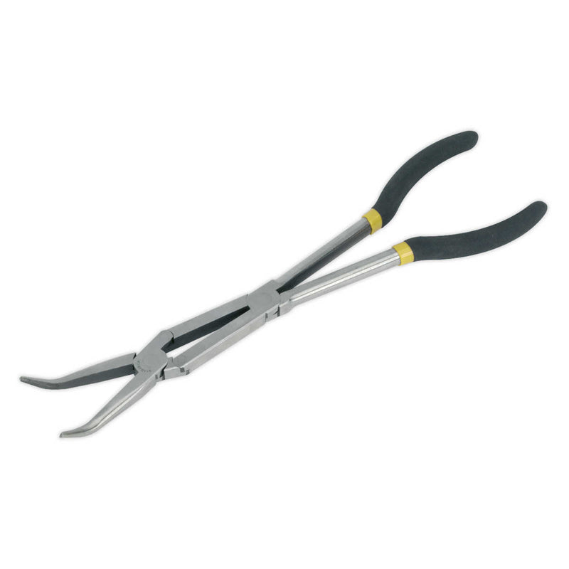 Deep Reach Angle Nose Pliers 350mm | Pipe Manufacturers Ltd..