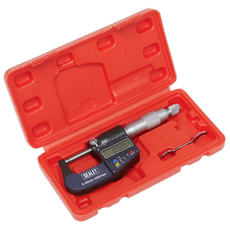 Digital External Micrometer 0-25mm(0-1") | Pipe Manufacturers Ltd..