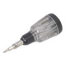 Precision Ratchet Stubby Screwdriver 16-in-1 | Pipe Manufacturers Ltd..