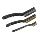 Wire Brush Set Auto Engineer's 3pc | Pipe Manufacturers Ltd..