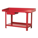 Workbench Steel 1.5m with 1 Drawer | Pipe Manufacturers Ltd..