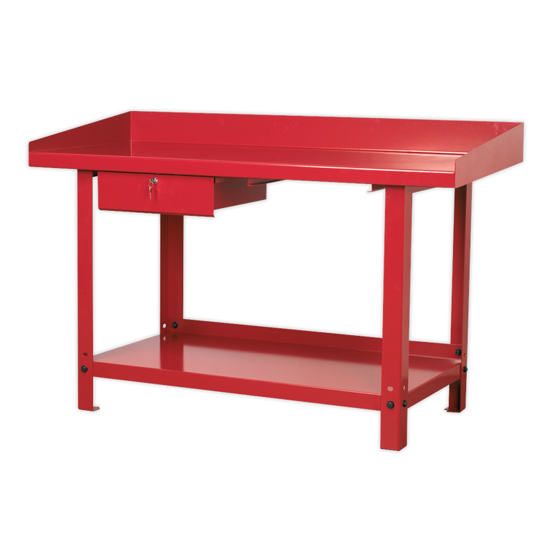 Workbench Steel 1.5m with 1 Drawer | Pipe Manufacturers Ltd..