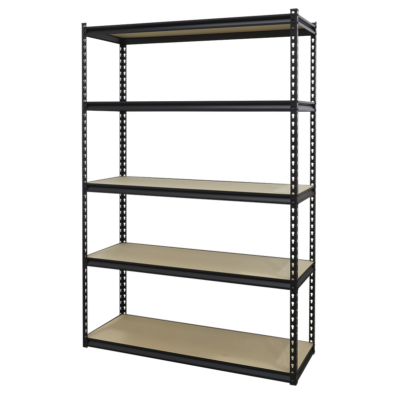 Racking Unit with 5 Shelves 220kg Capacity Per Level | Pipe Manufacturers Ltd..