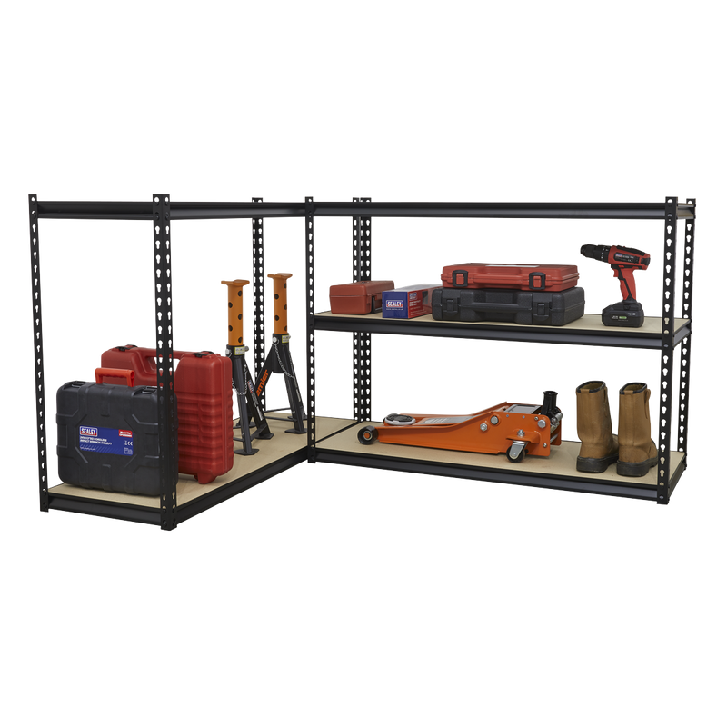 Racking Unit with 5 Shelves 220kg Capacity Per Level | Pipe Manufacturers Ltd..