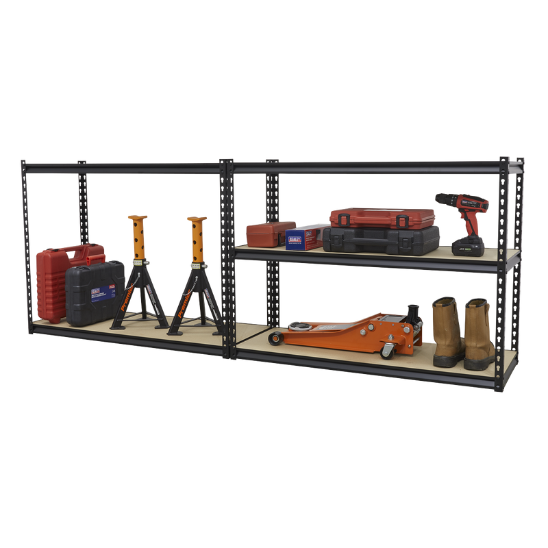 Racking Unit with 5 Shelves 220kg Capacity Per Level | Pipe Manufacturers Ltd..