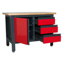 Workstation with 3 Drawers & Cupboard | Pipe Manufacturers Ltd..