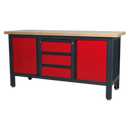 Workstation with 3 Drawers & 2 Cupboards | Pipe Manufacturers Ltd..