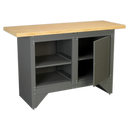 Workbench with Cupboard Heavy-Duty | Pipe Manufacturers Ltd..