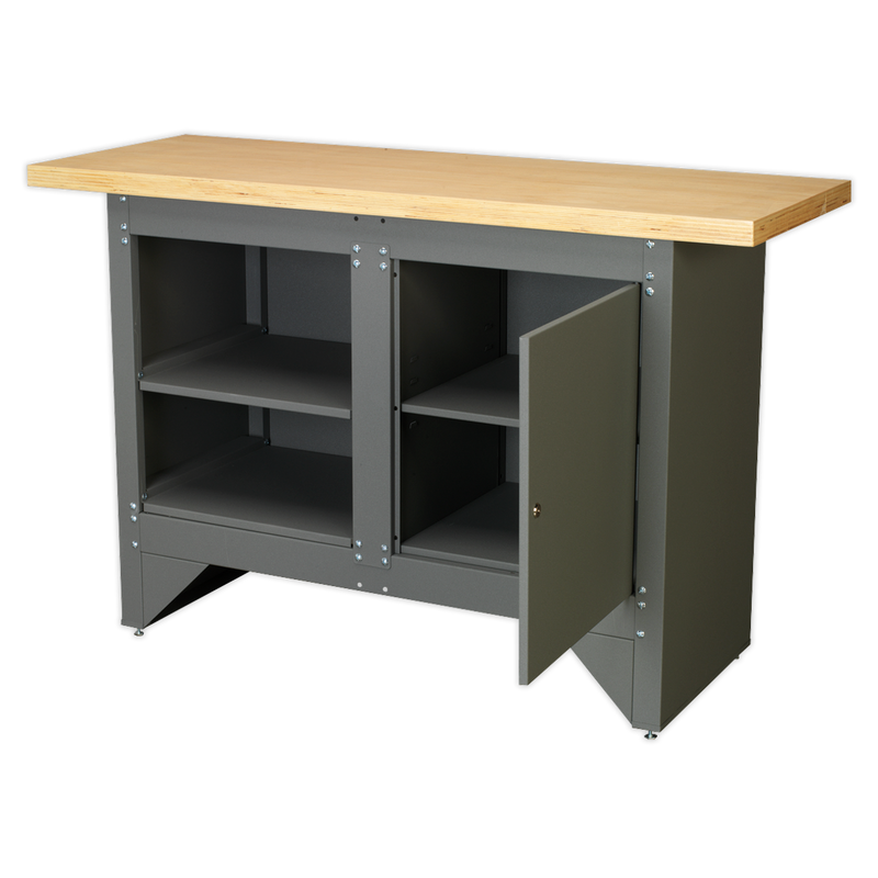 Workbench with Cupboard Heavy-Duty | Pipe Manufacturers Ltd..