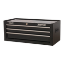 Mid-Box 3 Drawer with Ball Bearing Slides - Black | Pipe Manufacturers Ltd..