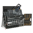 Topchest 5 Drawer with Ball Bearing Slides - Black & 230pc Tool Kit | Pipe Manufacturers Ltd..