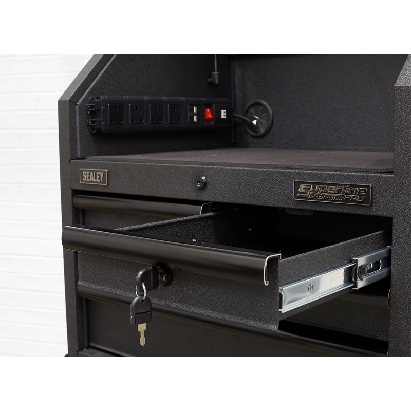 Topchest 4 Drawer 660mm with Soft Close Drawers & Power Strip | Pipe Manufacturers Ltd..