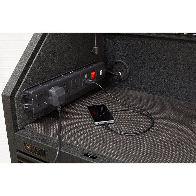 Topchest 4 Drawer 660mm with Soft Close Drawers & Power Strip | Pipe Manufacturers Ltd..