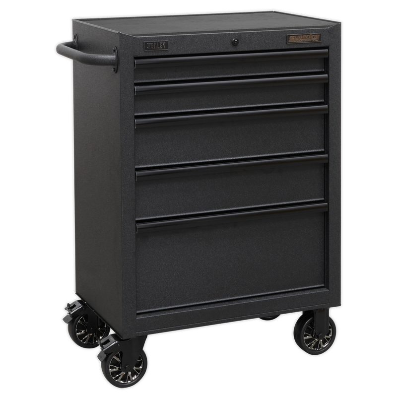 Rollcab 5 Drawer 680mm with Soft Close Drawers | Pipe Manufacturers Ltd..