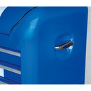 Topchest 4 Drawer Retro Style - Blue with White Stripes | Pipe Manufacturers Ltd..