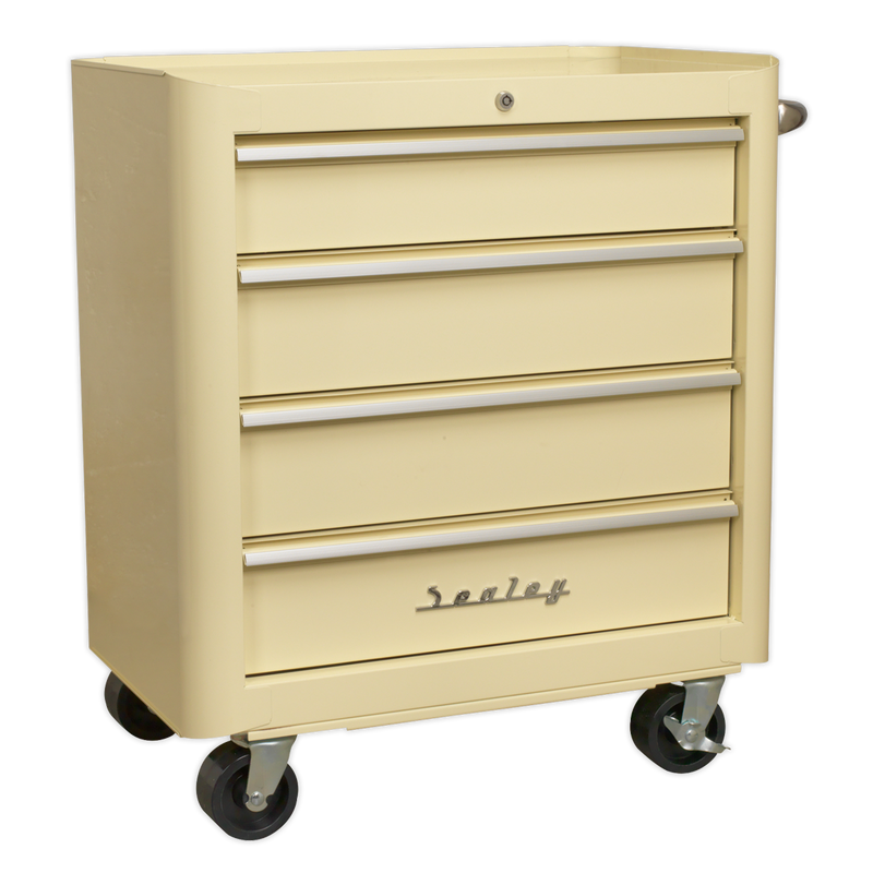 Rollcab 4 Drawer Retro Style | Pipe Manufacturers Ltd..