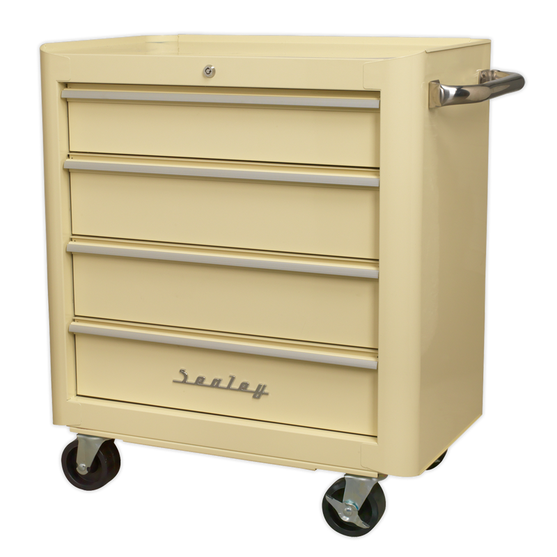 Rollcab 4 Drawer Retro Style | Pipe Manufacturers Ltd..