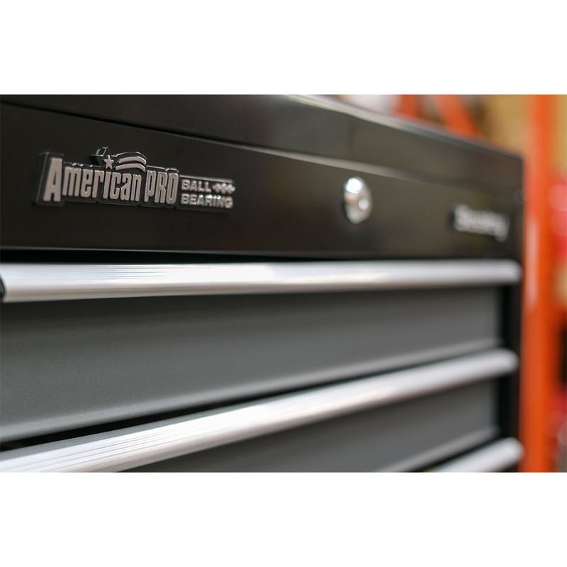 Tool Chest Combination 16 Drawer with Ball Bearing Slides - Black/Grey | Pipe Manufacturers Ltd..