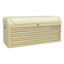 Topchest 4 Drawer Wide Retro Style - Cream | Pipe Manufacturers Ltd..