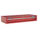 Mid-Box 1 Drawer with Ball Bearing Slides Heavy-Duty- Red | Pipe Manufacturers Ltd..