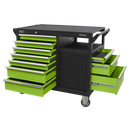 Mobile Workstation 10 Drawer 1140mm | Pipe Manufacturers Ltd..