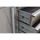Mobile Stainless Steel Tool Cabinet 4 Drawer | Pipe Manufacturers Ltd..