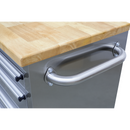Mobile Stainless Steel Tool Cabinet 4 Drawer | Pipe Manufacturers Ltd..