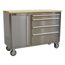 Mobile Stainless Steel Tool Cabinet 4 Drawer | Pipe Manufacturers Ltd..