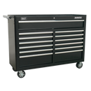 Rollcab 13 Drawer with Ball Bearing Slides - Black | Pipe Manufacturers Ltd..