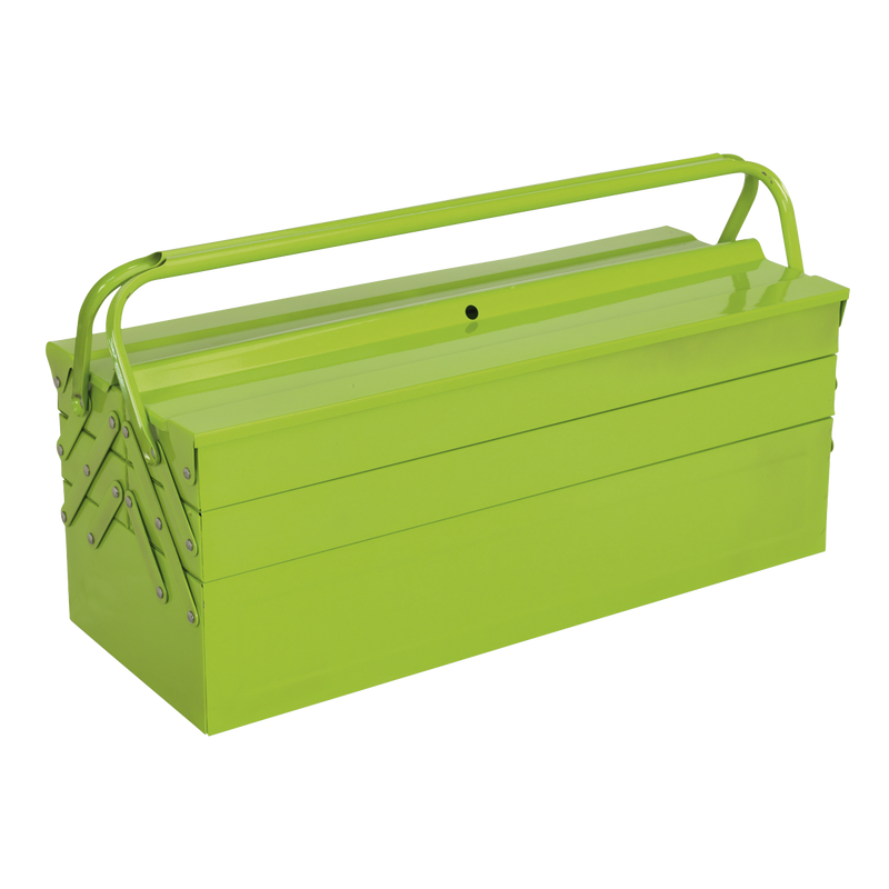 Cantilever Toolbox 4 Tray 530mm Hi-Vis Green | Pipe Manufacturers Ltd..